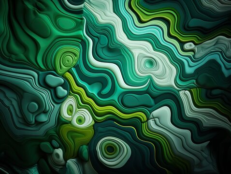 Malachite green mineral gemstone texture, malachite abstract background