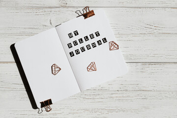 My Bullet Journal, a diary for recording things