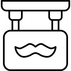 Barber Sign Icon
