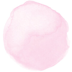 Abstract watercolor pink brush splash illustration