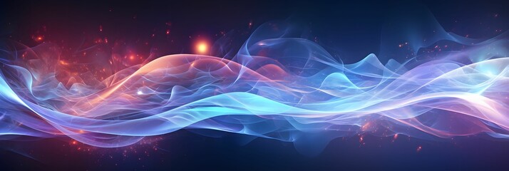 Obraz premium energy ray flow background
