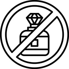 No Perfume Icon