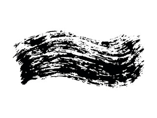 Vector paint brush spot Hand painted background Ink scribble dab clipart