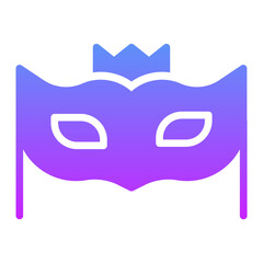 New Year Mask Icon