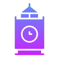 New Year Clock Icon
