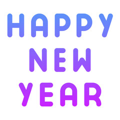 Happy New Year Icon