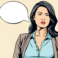 Please use a speech bubble to express your opinion and write what you want to say