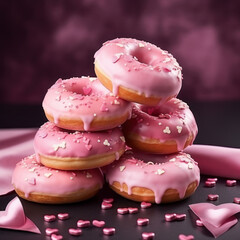 Sugar-Coated Love: Pink Delicacies for Sweet Hearts
