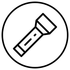 Torch Vector Icon Design Illustration
