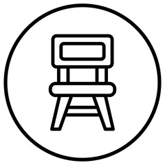 Chair Vector Icon Design Illustration