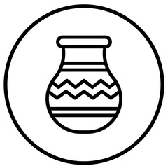 Pottery Vector Icon Design Illustration