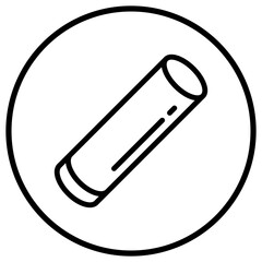 Chalk Vector Icon Design Illustration