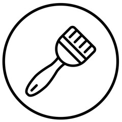 Paint Brush Vector Icon Design Illustration