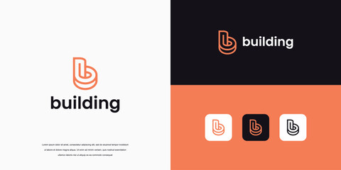 Vector building logo design template
