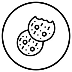 Cookies Vector Icon Design Illustration