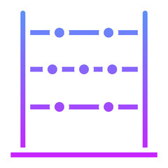 Naklejka premium Abacus Icon