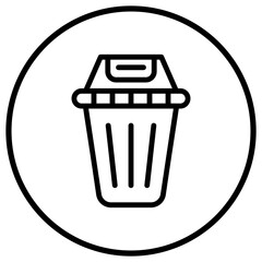 Trash Vector Icon Design Illustration