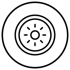 Brightness Vector Icon Design Illustration