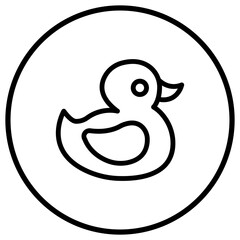 Swan Vector Icon Design Illustration