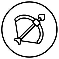 Cupid Arrow Vector Icon Design Illustration