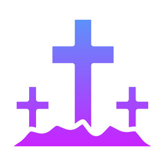 Obraz premium Cemetery Icon