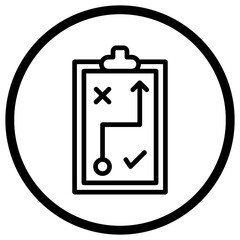 Planning Tag Vector Icon Design Illustration