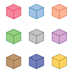 Units represent ones. Learning about base ten blocks. Flats longs squares in mathematics. Scientific resources for teachers and students. Vector illustration.