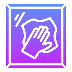 Cleaning Glass Icon
