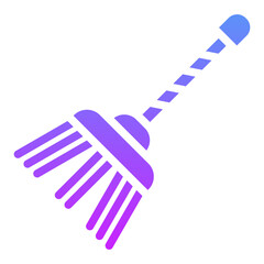 Broom Cleaning Icon