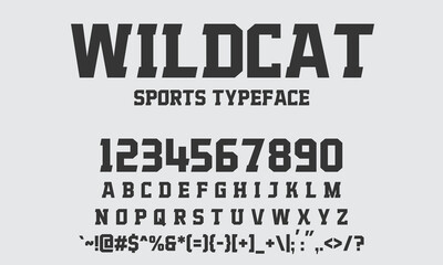 The Ultimate Athletic Typeface for Sports-Themed Design, Perfect for Basketball, Football, Soccer, and More, Ideal for Creating Impactful Logotypes, Apparel, Posters, and Sporting Branding.
