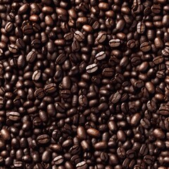 coffee beans background. AI generated illustration