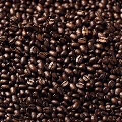 Obraz premium coffee beans background. AI generated illustration
