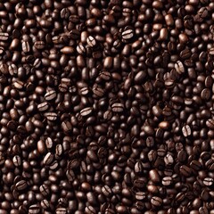 coffee beans background. AI generated illustration