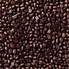 Fototapeta premium coffee beans background. AI generated illustration