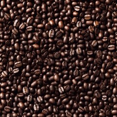 Obraz premium coffee beans background. AI generated illustration