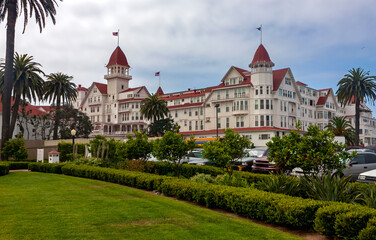 Fototapeta premium View of Hotel in San Diego.