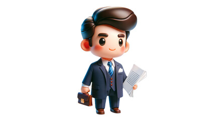 An Adorable 3D Model of a Lawyer: Pursuing Legal Charm and High-Quality Excellence