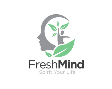 fresh mind logo designs simple modern for mental health logo designs