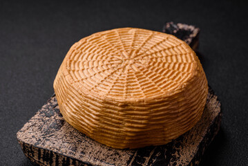 Delicious hard craft cheese made from cow or goat milk