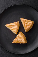 Delicious hard craft cheese made from cow or goat milk