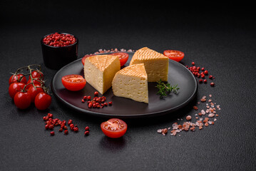 Delicious hard craft cheese made from cow or goat milk