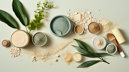 Zero waste natural cosmetics products