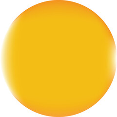yellow sphere isolated on white best  sun icon background  and texture 