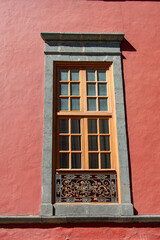 Old window on a house