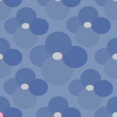 Seamless uncolored floral pattern