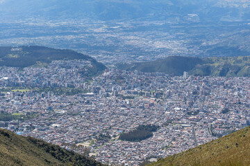 Ville de Quito en Equateur