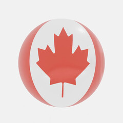 Canada countries flag icon or symbols