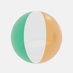 Ivory coast flag icon or symbols