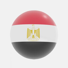 Obraz premium Egypt flag icon or symbols