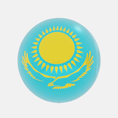 kazakhstan flag icon or symbols